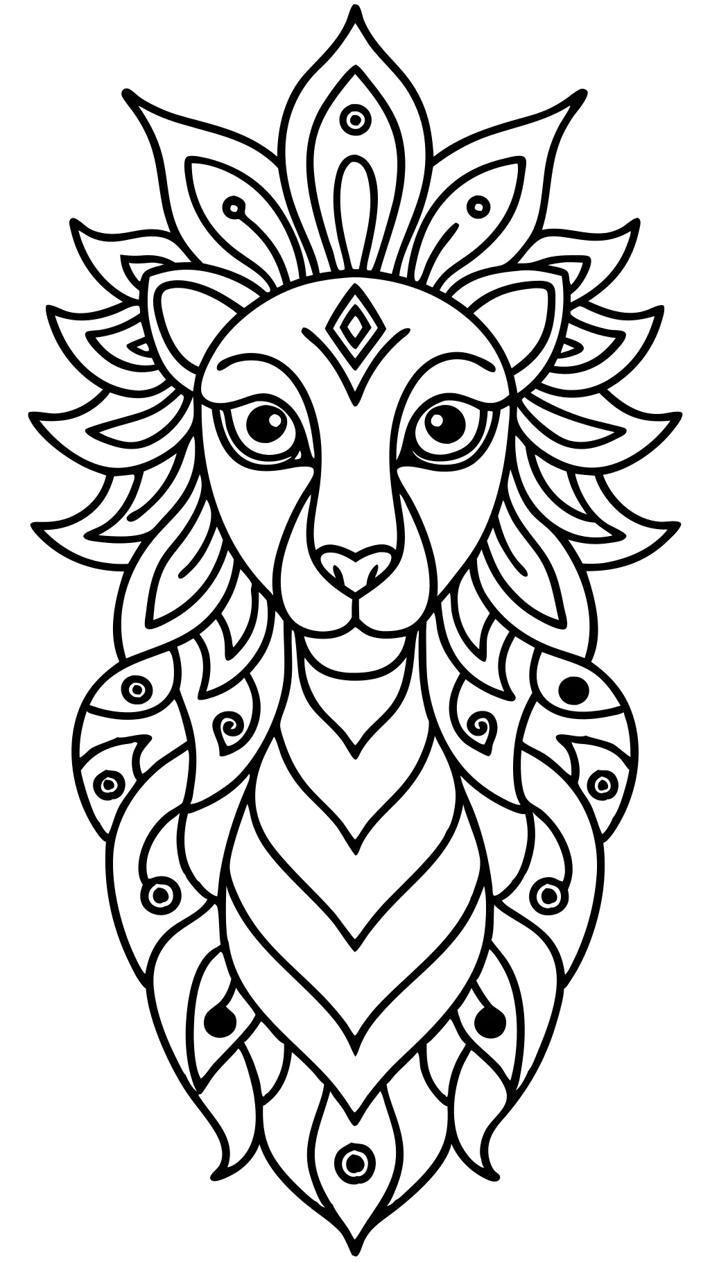 animal coloring pages for adults printable